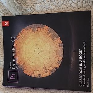 New Adobe Premiere Pro CC 2017 release paperback book with CD